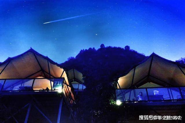 北京蟒山森林公园露营之旅，星空下的自然体验