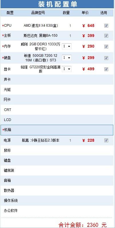 最新流行电脑主机配置概览